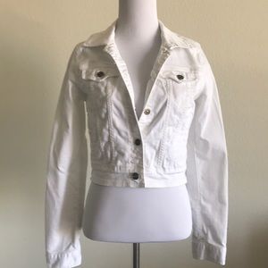 White Denim Jacket Small